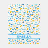 Modern Hanukkah - Aangepaste fleece Blanket (Voorkant)
