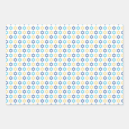 Modern Hanukkah Inpakpapier Vel (Voorkant)
