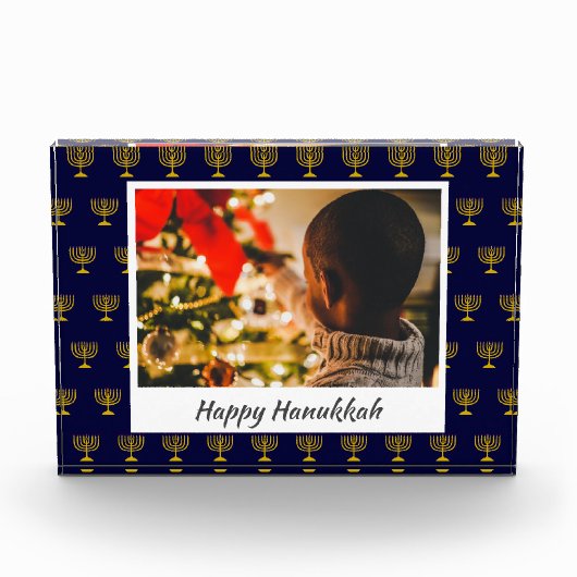 Modern HANUKKAH Menorah Alle berichten Fotoblokken (Voorkant)