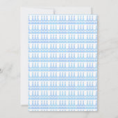 Modern Happy Birthday 2U Design Verjaardag Kaart (Achterkant)