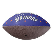 Modern Happy Birthday sterren Naam leeftijd American Football (Gedraaid 270)