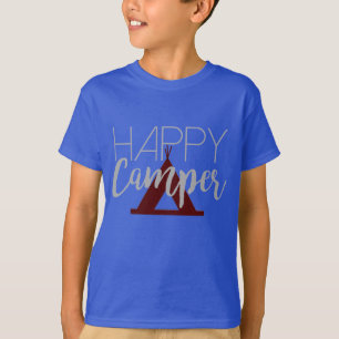 Modern Happy Camper   Tipi   KINDER SHIRT