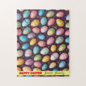 Modern Happy Easter Eggs Collectie Legpuzzel (Verticaal)