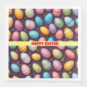 Modern Happy Easter Eggs Collectie Servet (Voorkant)