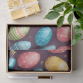 Modern Happy Easter Eggs Collectie Tissuepapier (Geschenk)