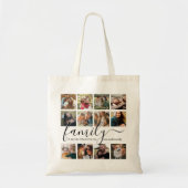 Modern Happy Family Photo Collage Tote Bag (Voorkant)