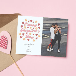 Modern Happy Galentine's Day BestVriendelijke Foto Briefkaart