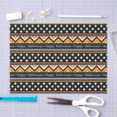 Modern Happy Halloween Pattern Tissuepapier (Craft)