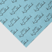 Modern Happy Hanukkah Holiday Tissue Paper Tissuepapier (Detail)