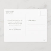 Modern Happy Holidays Photo Minimal Calligraphy Feestdagenkaart (Achterkant)