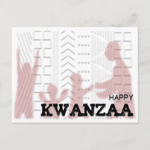 Modern Happy Kwanzaa Briefkaart
