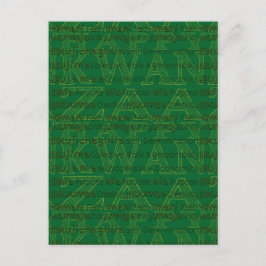 Modern Happy Kwanzaa Briefkaart