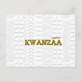 Modern Happy Kwanzaa Briefkaart