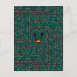 Modern Happy Kwanzaa Briefkaart
