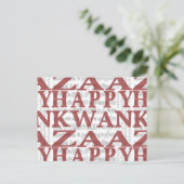 Modern Happy Kwanzaa Briefkaart (Staand voorkant)