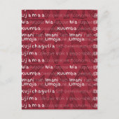 Modern Happy Kwanzaa Briefkaart (Voorkant)