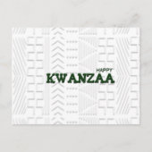 Modern Happy Kwanzaa Briefkaart (Voorkant)