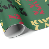 Modern Happy Kwanzaa Cadeaupapier (Rol Hoek)