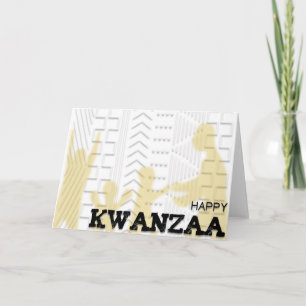 Modern Happy Kwanzaa Feestdagen Kaart