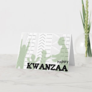 Modern Happy Kwanzaa Feestdagen Kaart