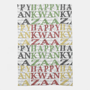 Modern Happy Kwanzaa Theedoek