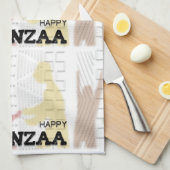 Modern Happy Kwanzaa Theedoek (Quarter Fold)