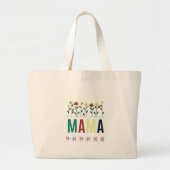Modern Happy Moederdag Grote Tote Bag (Voorkant)