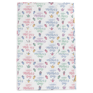 Modern Happy Mother's Day Typography  Medium Cadeauzakje