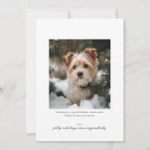 Modern Happy New Year Photo Feestdagenkaart (Achterkant)