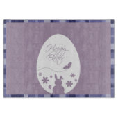 Modern Happy Paast Paars Snijplank (Voorkant)