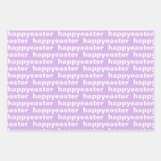 Modern Happy Paast Pattern Pastel Inpakpapier Vel (Voorkant 3)