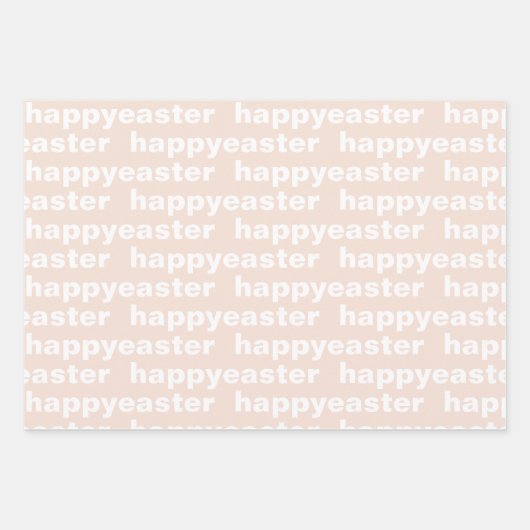 Modern Happy Paast Pattern Pastel Inpakpapier Vel (Voorkant 2)