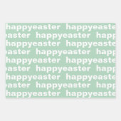Modern Happy Paast Pattern Pastel Inpakpapier Vel (Voorkant)
