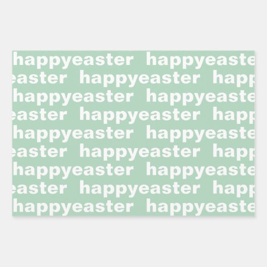 Modern Happy Paast Pattern Pastel Inpakpapier Vel (Voorkant)