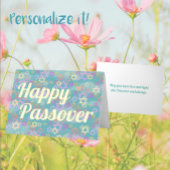 Modern Happy Passover Folie Vakantie Kaart