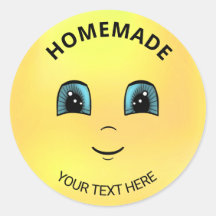 Modern Happy Sun Face Homemade