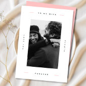 Modern Happy Valentijns's vrouw foto Feestdagenkaart