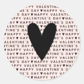 Modern Happy Valentines Day Ronde Sticker (Voorkant)