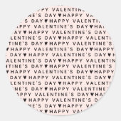 Modern Happy Valentines Day Ronde Sticker (Voorkant)