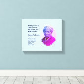 Modern HARRIET TUBMAN Quote Canvas Afdruk (Insitu (Houten vloer))