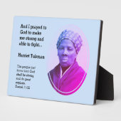 Modern HARRIET TUBMAN Quote Fotoplaat (Zijkant)