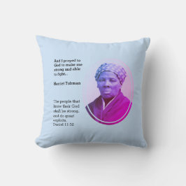 Modern HARRIET TUBMAN Quote Kussen