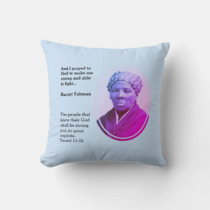 Modern HARRIET TUBMAN Quote Kussen