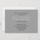 modern hart Lovers Las Vegas Wedding Kaart (Achterkant)