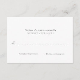 Modern hart + Pijl-RSVP | Weddenschap RSVP Kaartje