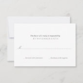 Modern hart + Pijl-RSVP | Weddenschap RSVP Kaartje (Voorkant)