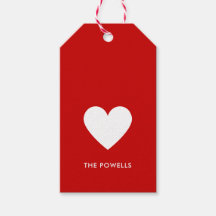 Modern Hart Rood Wit Preppy Strepen Persoonlijk