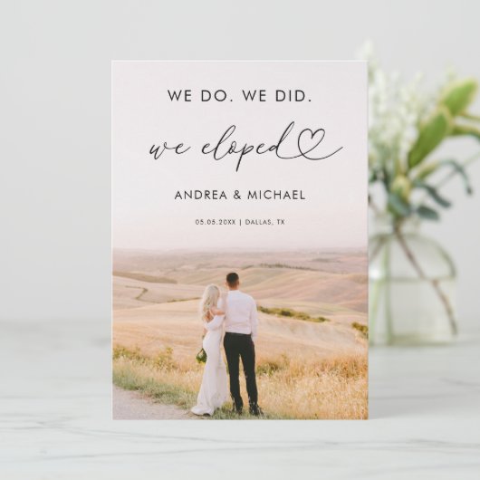 Modern hartscript dat we hebben gepubliceerd kaart (Staand voorkant)