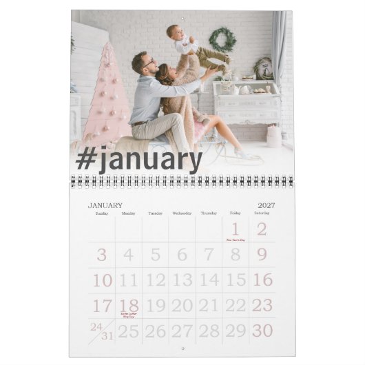 Modern Hashtag | Foto 2023 Kalender (Jan 2027)