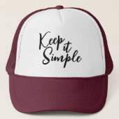 Modern hat trucker pet (Voorkant)